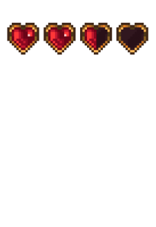 maglietta Retro Game - Pixel Hearts