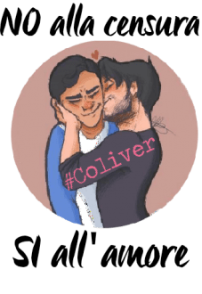 maglietta NO alla censure SI all'amore #Coliver