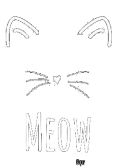 maglietta T-shirt//Felpa Meow