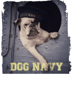 maglietta DOG NAVY T-SHIRT FELPA COVER GIRL