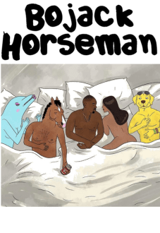 maglietta Bojack Horseman X Kanye West