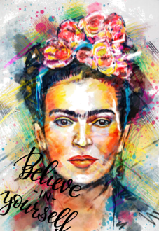 maglietta Frida Paint