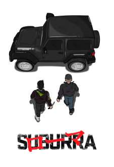 maglietta Suburra x Akira