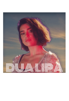 maglietta T-Shirt - Dua Lipa One Kiss