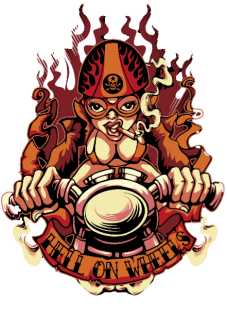 maglietta Hell on wheels