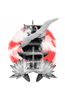 maglietta Japanese vibes