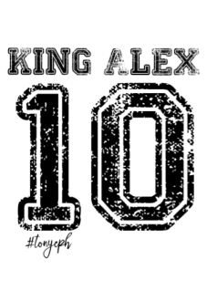 maglietta #king#10#alex#idolo