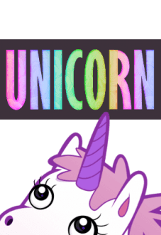 maglietta unicorn