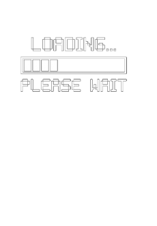 maglietta loading please wait t-shirt felpa uomo