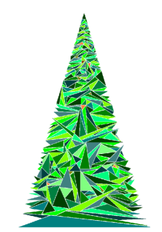 maglietta Triangle tree