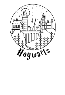 maglietta Hogwarts - Harry Potter