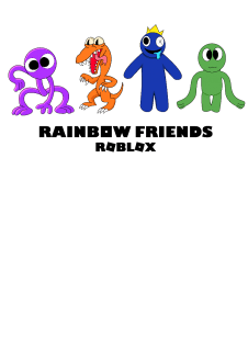 maglietta rainbow friends color roblox
