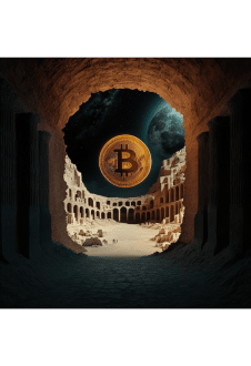 maglietta bitcoin colloseo