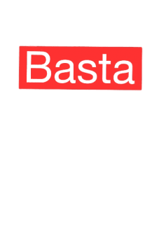 maglietta BASTA T-SHIRT