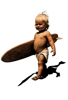 maglietta Baby surfer