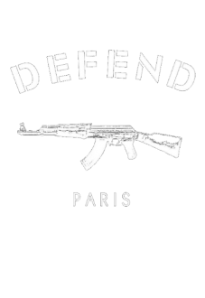 maglietta Defend Paris