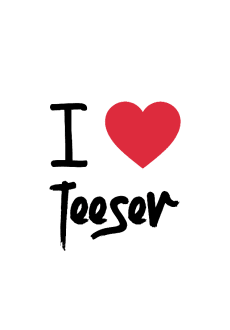 maglietta I Love Teeser
