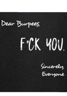 maglietta F*ck Burpees