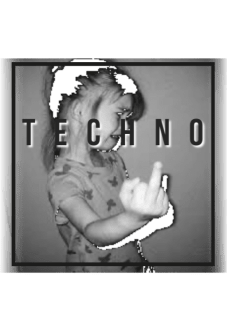 maglietta Crying techno 