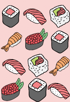 maglietta Sushi