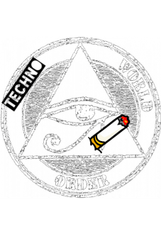 maglietta Felpa “Techno World Order” 