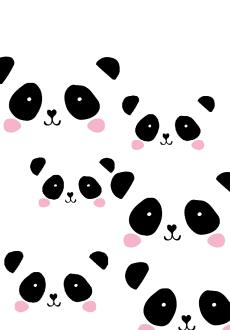 maglietta panda love 