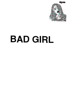maglietta Bad girl t-shirt