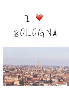 maglietta I LOVE BOLOGNA