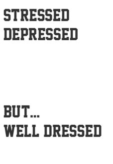 maglietta stressed type