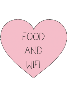 maglietta FOOD AND WIFI