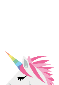 maglietta unicorn