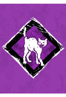 maglietta purple cat