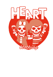 maglietta Heart Skull Drink Fleece