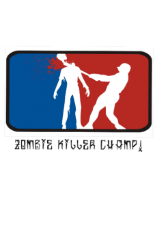 maglietta zombie killer champ!