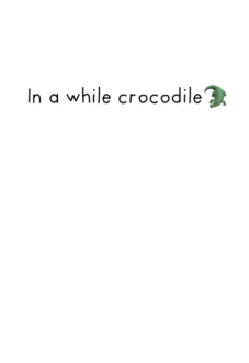maglietta in a while crocodile