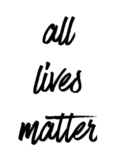 maglietta All lives matter