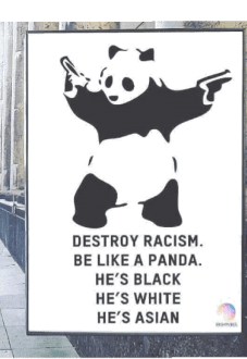 maglietta destroy racism