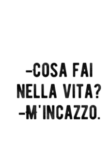 maglietta Cosa fai nella vita?