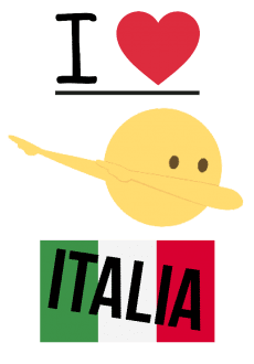 maglietta I love Italia