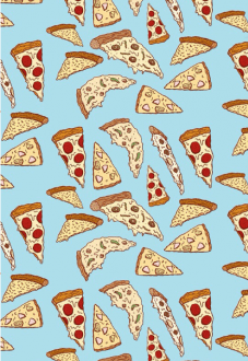 maglietta cover pizza