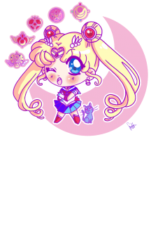 maglietta Sailor Moon Chibi