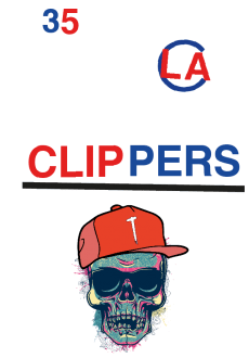 maglietta Los Angeles clippers