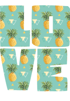 maglietta pineapple