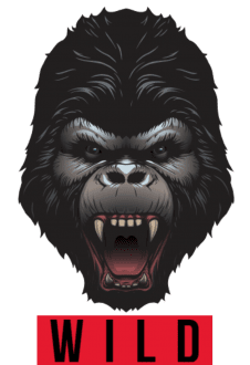 maglietta Wild Gorilla