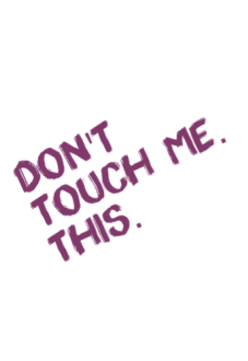 maglietta #don't touch