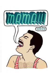 maglietta freddie mercury