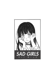 maglietta T-SHIRT SAD GIRL - GIRL