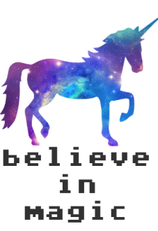 maglietta galaxy unicorn