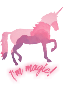 maglietta Pink unicorn 
