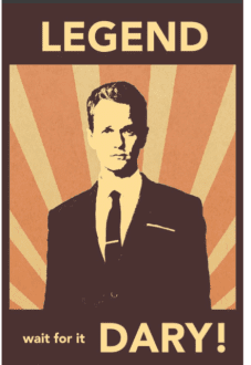 maglietta Barney Stinson-Leggendary!